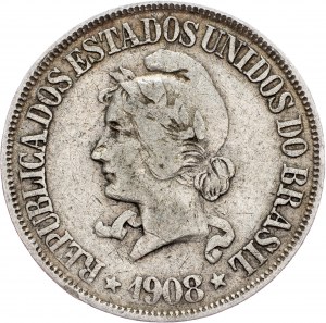 Brésil, 500 Reis 1908