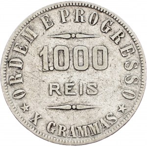 Brazil, 1000 Reis 1909