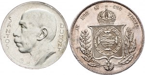 Brésil, 1000 Réis, 5000 Réis 1860, 1936