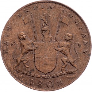 British India, 10 Cash 1808, Soho