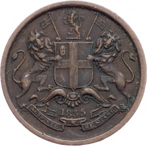 British India, 1/12 Anna 1835