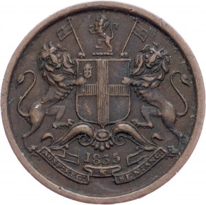 Britisch-Indien, 1/12 Anna 1835