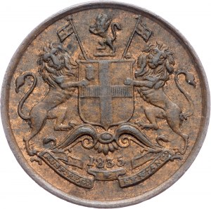 British India, 1/12 Anna 1835