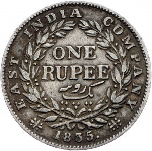 Britská Indie, 1 rupie 1835