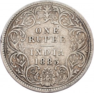 India britannica, 1 rupia 1883