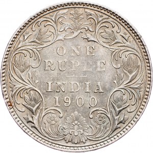 Indie Brytyjskie, 1 rupia 1900