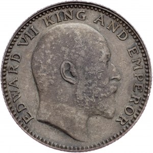British India, 1/2 Rupee 1907