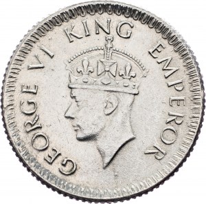 India britannica, 1/4 di rupia 1943