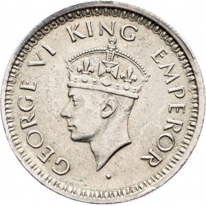 Inde britannique, 1/4 de roupie 1943