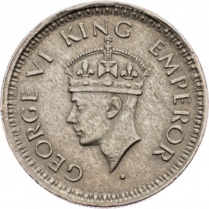 India britannica, 1/4 di rupia 1944