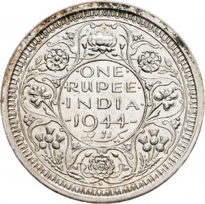 Britisches Indien, 1 Rupie 1944, Bombay