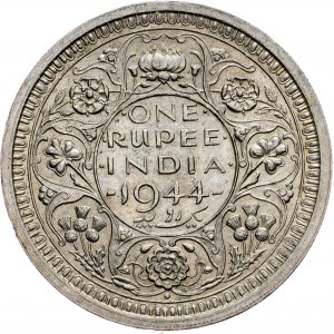 Britská India, 1 rupia 1944, Bombaj