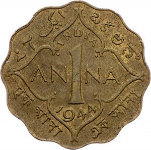 Britská India, 1 Anna 1944, Bombaj