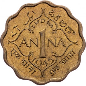 British India, 1 Anna 1945, Bombay