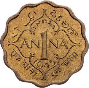British India, 1 Anna 1945, Bombay