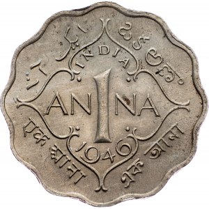 British India, 1 Anna 1946, Bombay