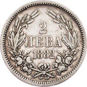 Bulgarie, 2 Leva 1882