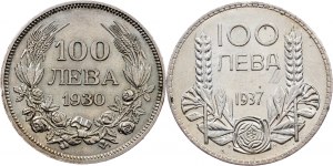 Boris III., 100 Leva 1930, 1937