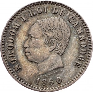 Cambodia, 1 Franc 1860