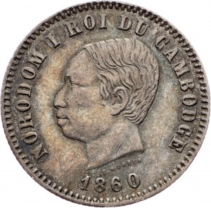 Kambodža, 1 Franc 1860