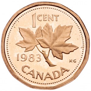 Kanada, 1 cent 1983 r., Ottawa