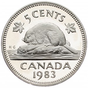 Kanada, 5 centů 1983, Ottawa