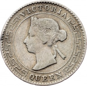Ceylon, 10 Cents 1892