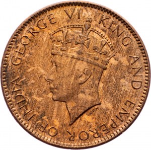Ceylan, 1 cent 1937, Calcutta