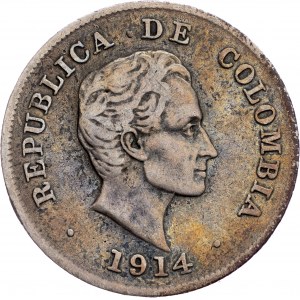 Colombie, 20 Centavos 1914