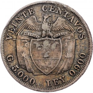 Colombia, 20 Centavos 1914