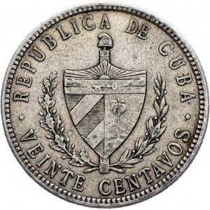 Kuba, 20 centavos 1915