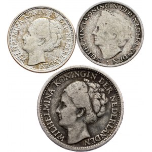 Curacao, 1/10 Gulden, 1/4 Gulden 1944, 1948, 1944