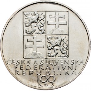 Tchécoslovaquie, 100 Korun 1991