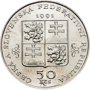 Cecoslovacchia, 50 Korun 1991
