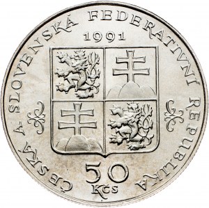 Tschechoslowakei, 50 Korun 1991