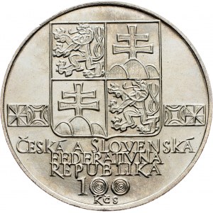 Československo, 100 korún 1993