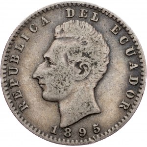 Ecuador, 2 Décimos 1895