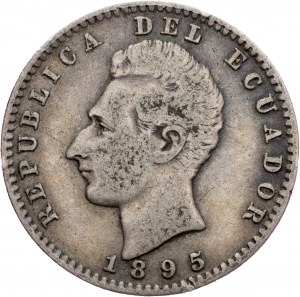 Ecuador, 2 Décimos 1895