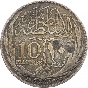 Ägypten, 10 Piaster 1917