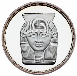 Egipt, 5 funtów 1993, kolekcja starożytnych skarbów - Amulet Hathor