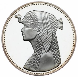 Egypt, 5 libier 1993, zbierka starovekých pokladov - Kleopatra