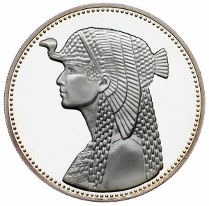 Egipt, 5 funtów 1993, kolekcja starożytnych skarbów - Kleopatra