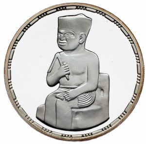 Egypt, 5 libier 1994, zbierka starovekých pokladov - kráľ Chufu
