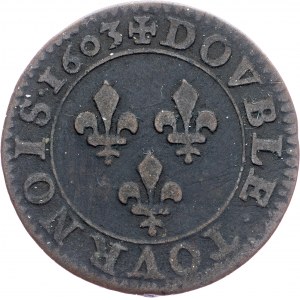 France, Double Tournois 1603