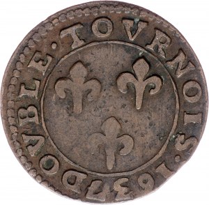 Frankreich, Double Tournois 1637