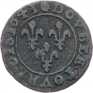 Frankreich, Double Tournois 1643