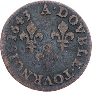 Francja, Double Tournois 1643
