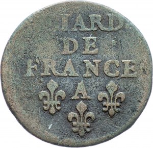 Ludwik XIV, Liard De France 1657, A