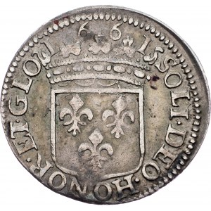 Francúzsko, 1/12 Ecu 1661