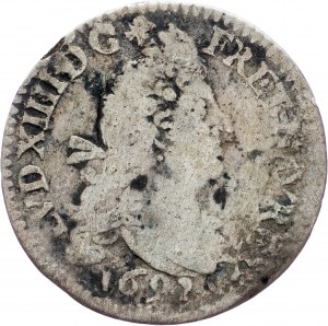 Francúzsko, 4 soly 2 denáre 1692, A